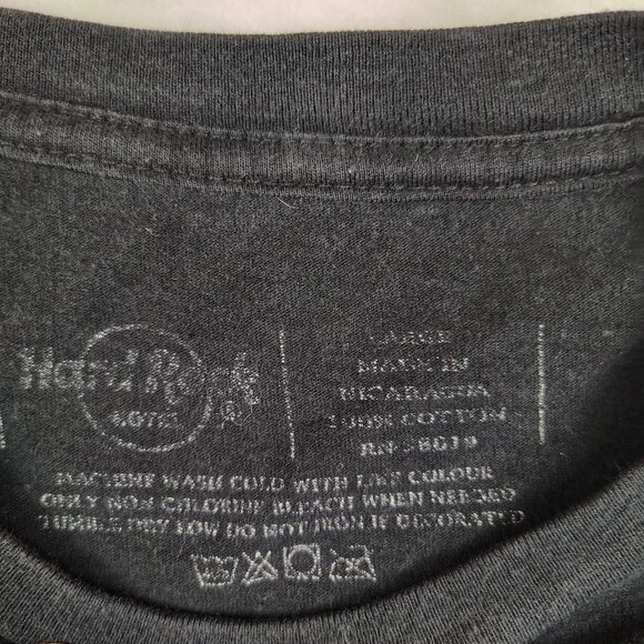 Hard Rock Hotel Cafe T Shirt Mens Large Peace Love Signature Series 28 Biloxi - Picture 3 of 7
